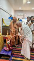 HH Swamiji at the 25th Year celebration of SVC Chitrapur Branch (19 Feb 2025) 